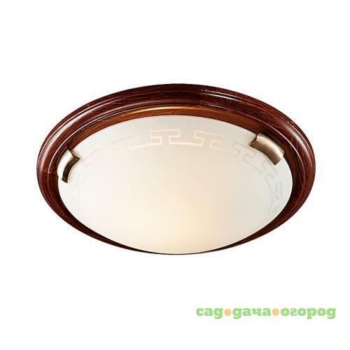 Фото Потолочный светильник Sonex Greca Wood 160/K