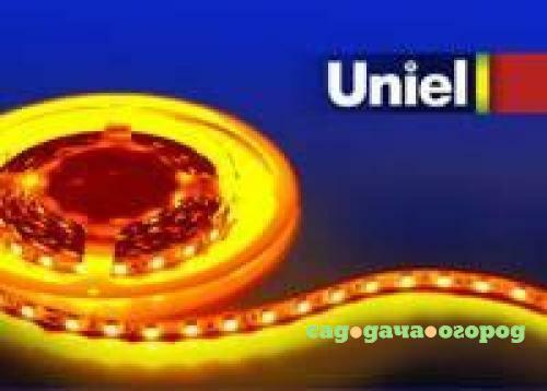 Фото Светодиодная лента Uniel (04938) 5M желтый 72W ULS-5050-60LED/m-10mm-IP33-DC12V-14,4W/m-5M-YELLOW