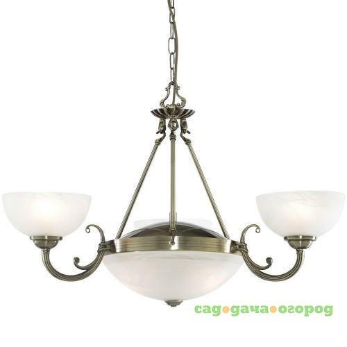 Фото Подвесная люстра Arte Lamp Windsor White A3777LM-3-2AB