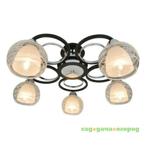 Фото Потолочная люстра Arte Lamp Ginevra A1604PL-5BK