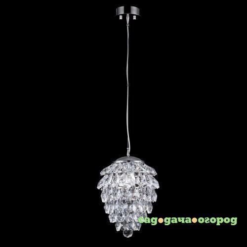 Фото Подвесной светильник Crystal Lux Charme SP1+1 Led Chrome/Transparent