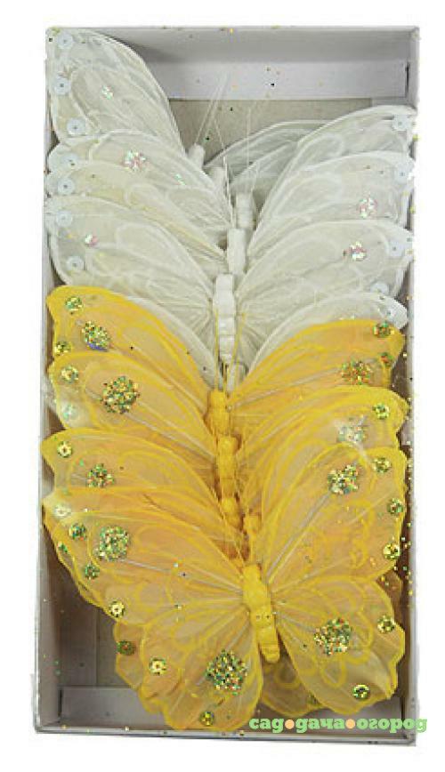 Фото Аксессуар для упаковки, Бабочка, 15 см