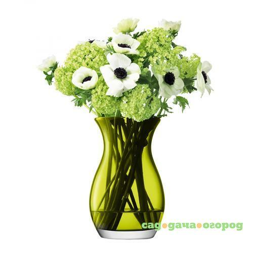 Фото Ваза для цветов LSA International, FLOWER, 20*13 см, оливковый