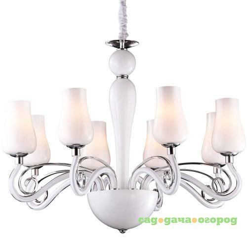 Фото Подвесная люстра Arte Lamp Biancaneve A8110LM-8WH