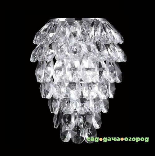 Фото Настенный светильник Crystal Lux Charme AP2+2 LED Chrome/Transparent