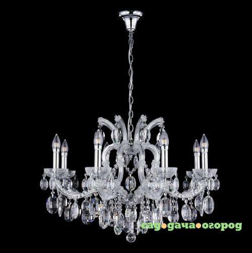 Фото Подвесная люстра Crystal Lux Hollywood SP8 Chrome