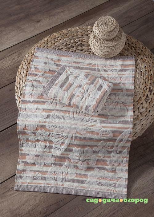 Фото Полотенце кухонное KARNA, MARIPOSA, 40*60 см, абрикосовый