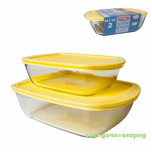 Фото Набор форм для запекания Pyrex, Cook&Store, с крышками