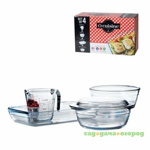 Фото Набор для запекания Pyrex, О cuisine, 4 предмета