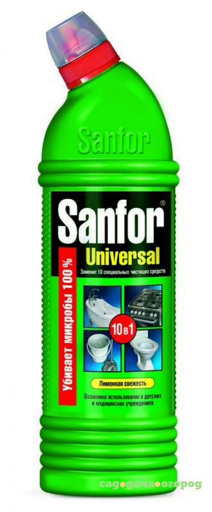 Фото Чистящее средство Sanfor, Universal, 10 в 1, Лимон, 0,75 л