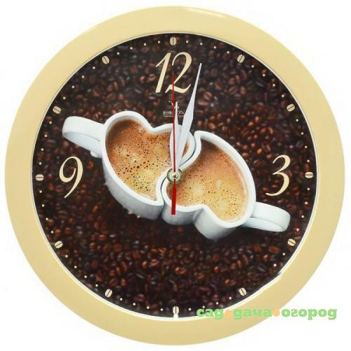 Фото Часы настенные ВЕГА, Кофе для двоих, 29 см