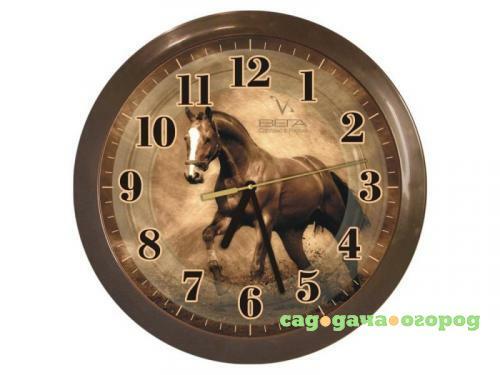 Фото Часы настенные ВЕГА, Темная лошадь