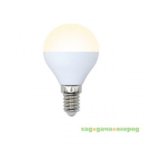 Фото Лампа светодиодная (10217) E14 6W 3000K шар матовый LED-G45-6W/WW/E14/FR/O