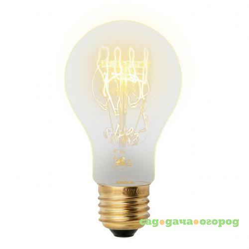 Фото Лампа накаливания Uniel, E27, 60W, груша, золото