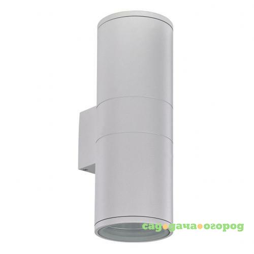 Фото Уличный настенный светильник Ideal Lux Gun AP2 Big Bianco