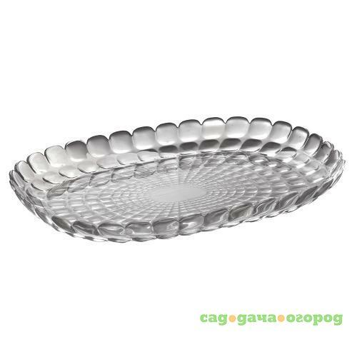 Фото Поднос guzzini, Tiffany, L Tray, серый, 45*31 см