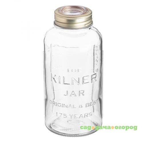 Фото Банка для хранения KILNER, 1,5 л, вакуумная крышка