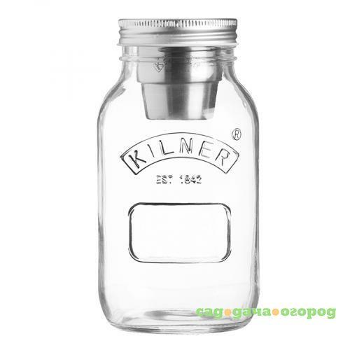 Фото Банка для хранения KILNER, On The Go, 1 л, с соусником