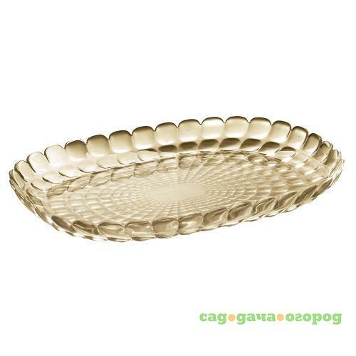 Фото Поднос guzzini, Tiffany, L Tray, бежевый, 45*31 см