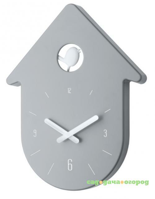Фото Часы настенные koziol, TOC-TOC, 24*31 см, серый