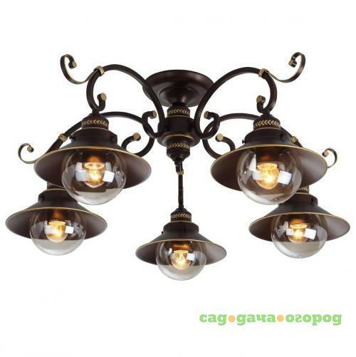 Фото Потолочная люстра Arte Lamp 7 A4577PL-5CK