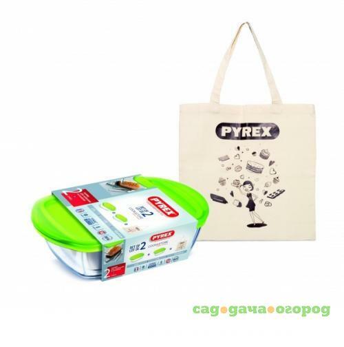 Фото Набор форм для запекания Pyrex, Cook&Store, 3 предмета, с сумкой