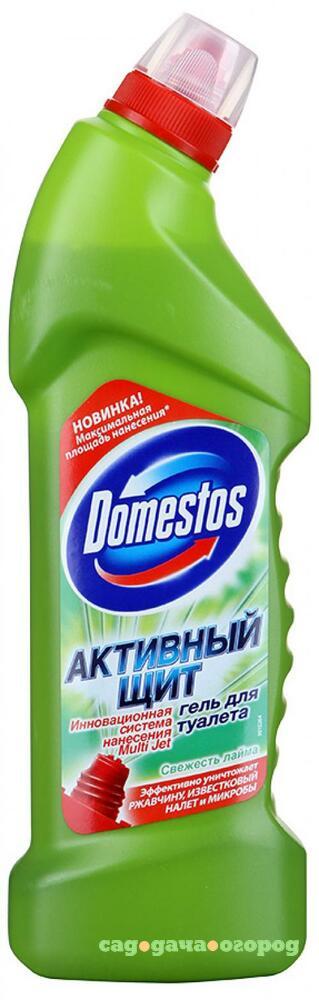 Фото Чистящее средство Domestos, Активный щит, Свежесть лайма, 0,75 л