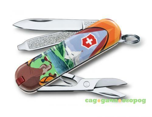 Фото Нож-брелок VICTORINOX, Classic, Call of Nature, 7 функций