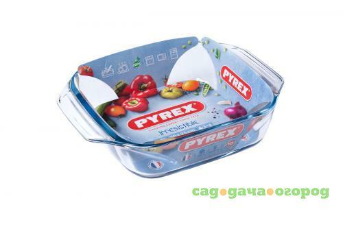 Фото Форма для запекания Pyrex, Irresistible, 29*23 см, 2,3 л, квадратная