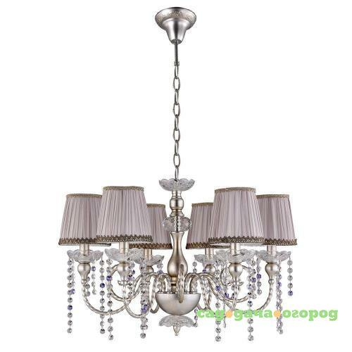 Фото Подвесная люстра Crystal Lux Alegria SP6 Silver-Brown