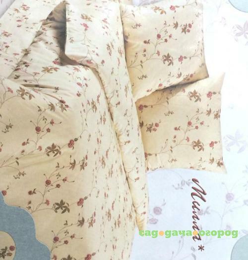 Фото Комплект постельного белья двуспальный ЭКЗОТИКА, Милла, бежевый