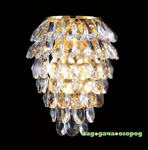 Фото Настенный светильник Crystal Lux Charme AP2+2 LED Gold/Transparent