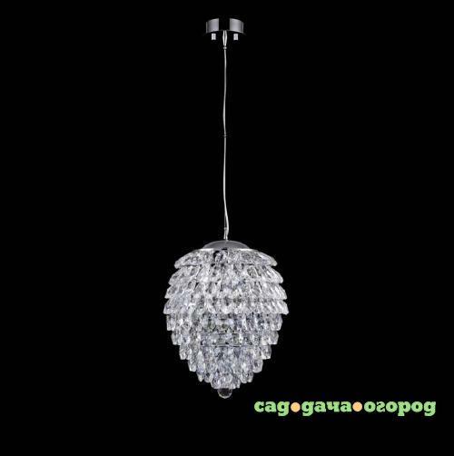 Фото Подвесной светильник Crystal Lux Charme SP2+2 LED Chrome/Transparent