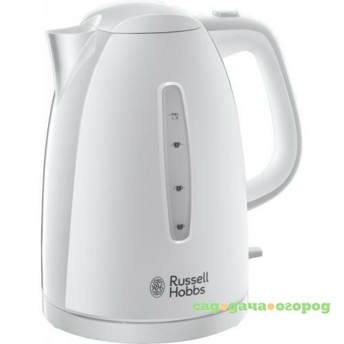 Фото Чайник электрический Russell Hobbs, Textures, White, 1,7 л, 2400W