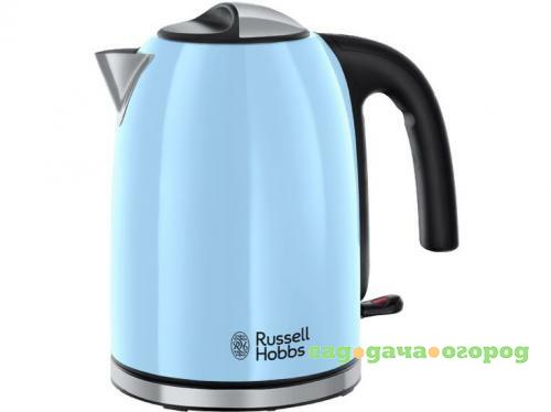 Фото Чайник электрический Russell Hobbs, Colours Plus, Нeavenly Blue, 1,7 л, 2400W