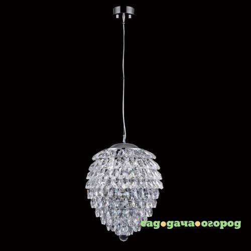 Фото Подвесной светильник Crystal Lux Charme SP3+3 LED Chrome/Transparent