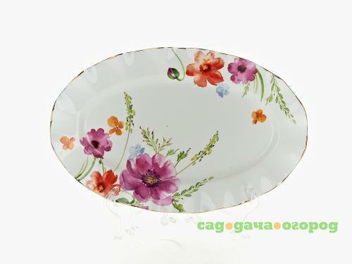 Фото Блюдо сервировочное Best Home Porcelain, Summer day, 31*19*2,5 см