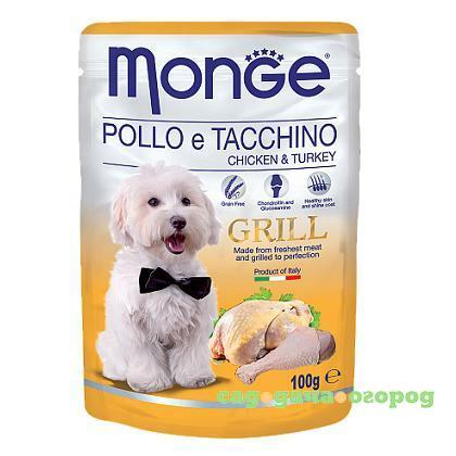 Фото Monge Dog Grill Pollo&Tacchino