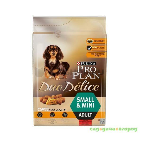 Фото Pro Plan Duo Delice Small&Mini Adult Beef