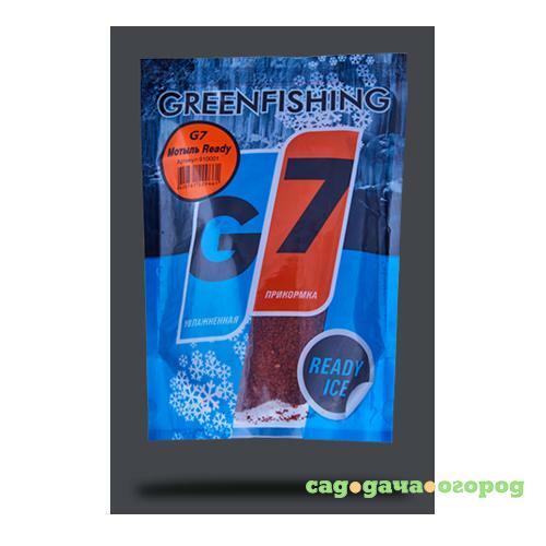 Фото Прикормка Greenfishing Зима G-7 Мотыль READY 350гр.