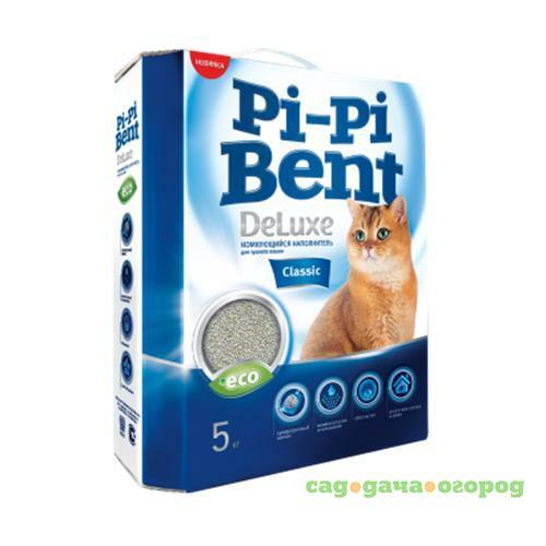 Фото Комкующийся наполнитель Pi-Pi-Bent DeLuxe Clean cotton