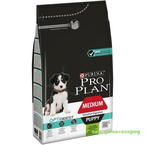 Фото Pro Plan Medium Puppy Sensitive Digestion Lamb