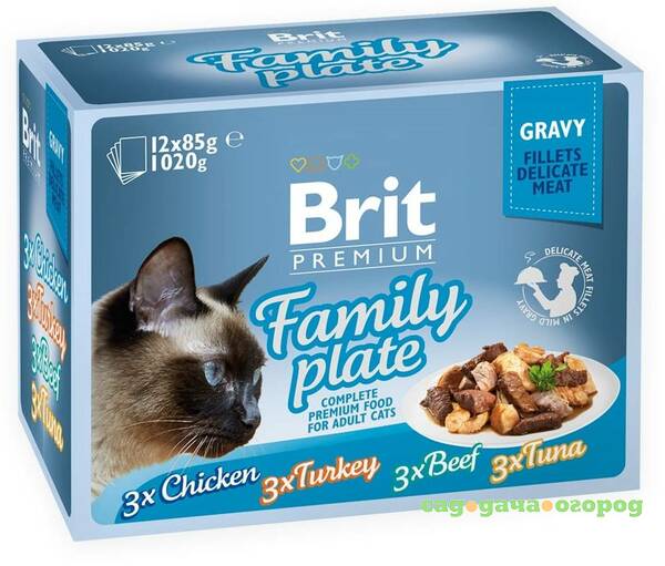 Фото Brit Premium Family Plate Gravy