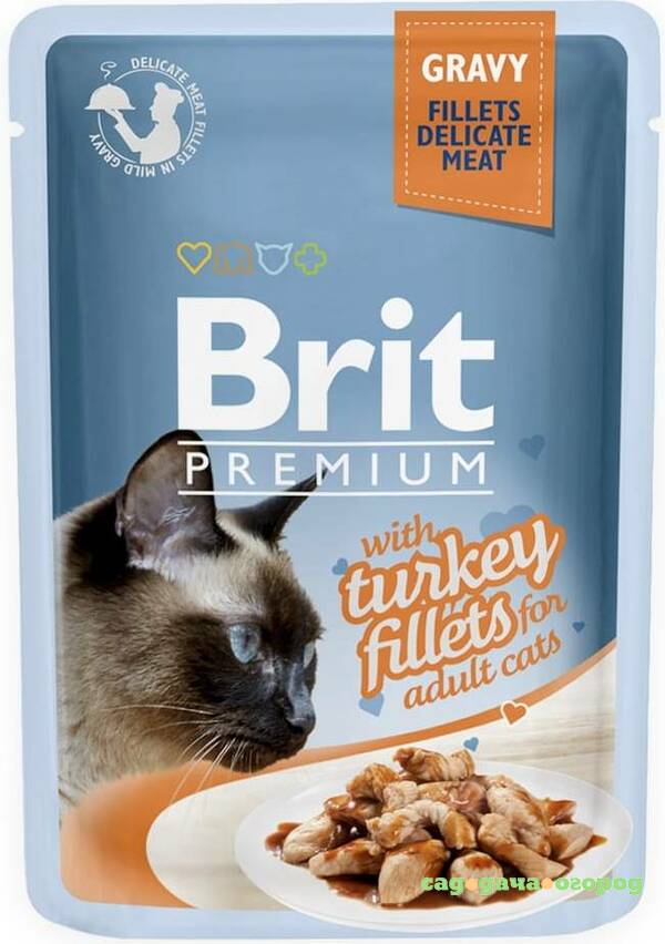Фото Brit Premium Turkey Fillets Gravy