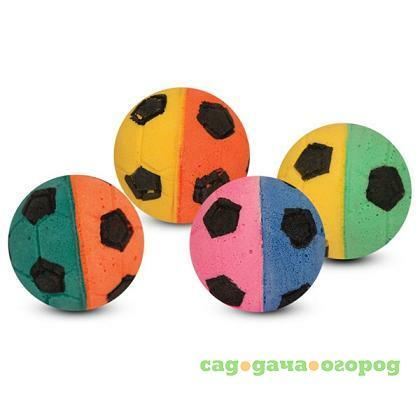 Фото Игрушка Triol Мяч футбольный двухцветный 4 см
