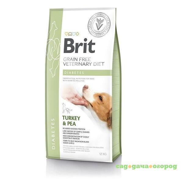 Фото Brit VD Dog Diabetes Turkey&Pea