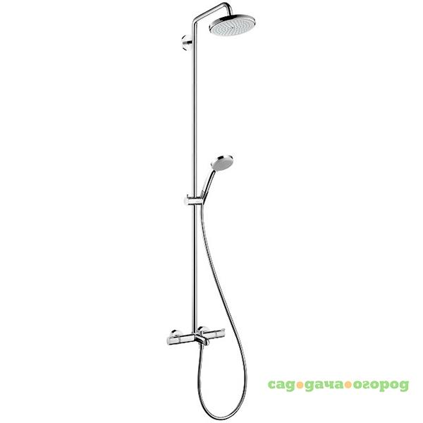 Фото Croma 220 Showerpipe 27223000 Хром