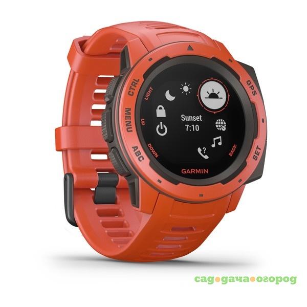 Фото Спортивный навигатор Garmin INSTINCT Flame Red (010-02064-02)