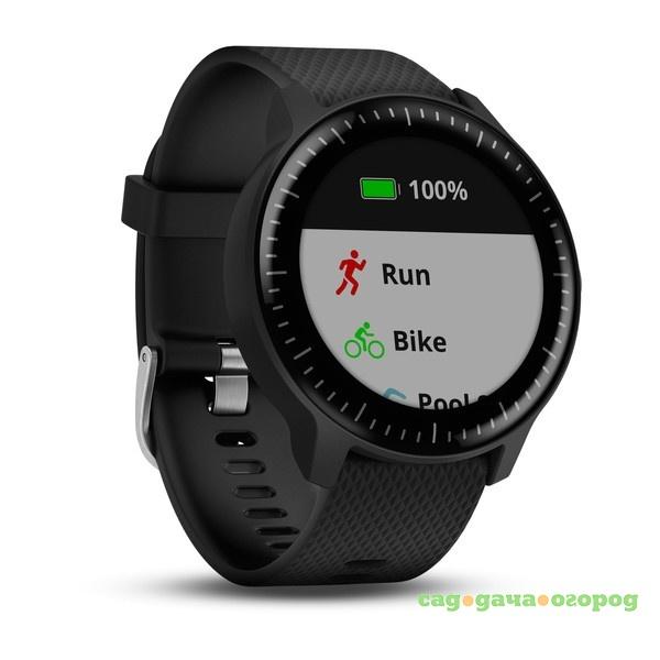 Фото Спортивный навигатор Garmin VIVOACTIVE 3 MUSIC черные (010-01985-03)