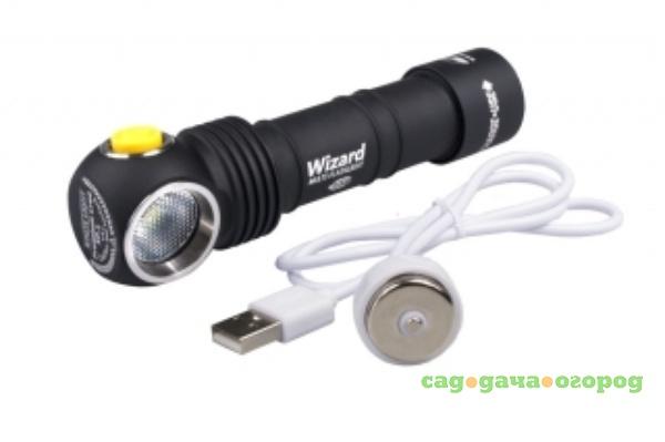 Фото Фонарь Armytek Wizard v3 Magnet USB+18650 Cree XP-L